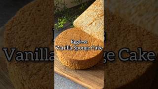 Eggless Vanilla Sponge Cake Without Oil Milk Sugar Maida [upl. by Aihseuqram]