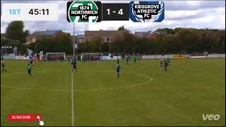 Match highlights  1874 Northwich 26 Kidsgrove Athletic  12823 [upl. by Gniy954]