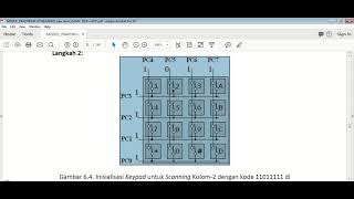 AVR ATMega8535 dengan Keypad AVR ATMega8535 with Keypad [upl. by Rockey162]