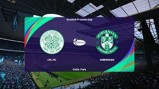 Celtic vs Hibernian 18082024 Scottish League Cup PES 2021 [upl. by Nabatse]