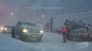 1142023 North Lake Tahoe CA Heavy snow wrecks cars sliding on icy roads [upl. by Dahle358]