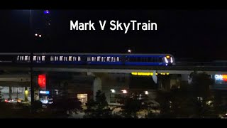 Vancouver SkyTrain Mark V Train Testing at Surrey Central  October 13 2024 [upl. by Ennayllek]