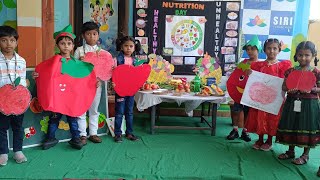 Nutrition Day SpecialOur Preprimary Students Dressed Up As Fruits 🍓 🥭 🍎 And Vegetables🍆 🥕 [upl. by Sihtnyc142]