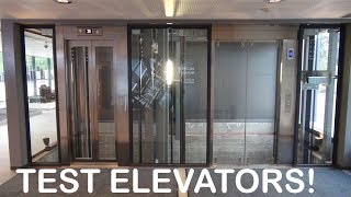 Awesome KONE Monospace elevators at KONE High Rise Laboratory Tytyri Finland test tower [upl. by Evelinn527]