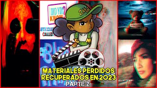 Materiales perdidos recuperados en 2023  Parte 2  Found Media 2023 [upl. by Aicirpac619]