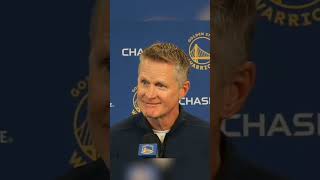 Kerr quotI just told them lets make America great again and beat the Celtics tonightquot 😂 [upl. by Aimal36]