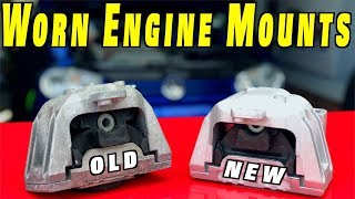 How To Replace Worn Engine Mount and Transmission Mount [upl. by Lynea328]