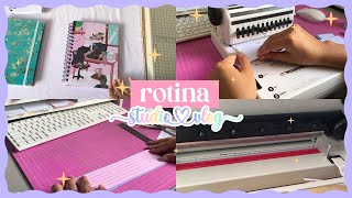 COMO TIRAR A LÂMINA DA GUILHOTINA 🥵  MINI CALENDÁRIO 😍 ROTINA DE PRODUÇÃO⭐ PAPELARIA LUNAR🌙 [upl. by Osber451]