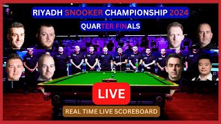 2024 Riyadh Season Snooker Championship LIVE Score UPDATE Today Quarter Finals Matches Dec 19 2024 [upl. by Ingles]