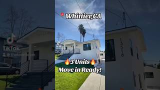 📍WhittierCA 🏘️🔥 3 Units 📲5627741055 realestate whittier california [upl. by Ginnifer336]