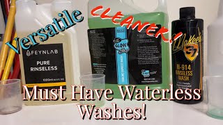 Must have Waterless WashesCleaner Waterless washFeynlabMcKee’s 37The Gloss ShopAuto Detailing [upl. by Woodsum]