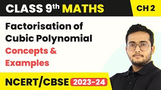 Factorisation of Cubic Polynomial  Concepts amp Examples  Class 9 Maths Chapter 2 [upl. by Botzow]