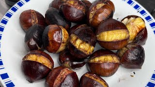 Prepara le castagne in padella con questa ricetta per farle MORBIDE E SAPORITE 😋🇮🇹pasta italian [upl. by Arlo674]