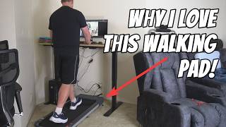 WELLFIT Walking Pad Treadmill Review  Perfect for stand up desk [upl. by Wurster]