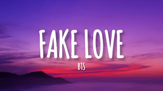 BTS  Fake Love lyrics [upl. by Rutter322]