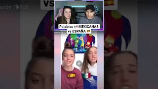 Españoles reaccionan a palabras mexicanas vs españolas 🇲🇽🇪🇸 [upl. by Etnauj238]