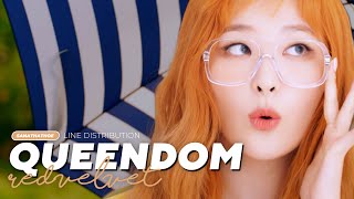 line distribution RED VELVET  QUEENDOM [upl. by Littlejohn859]