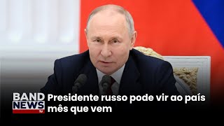 Ucrânia pede para Brasil prender Vladimir Putin  BandNews TV [upl. by Weinstock]