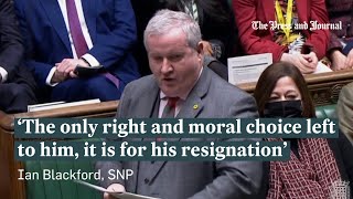 SNPs Ian Blackford calls on Prime Minister Boris Johnson to resign [upl. by Golliner]