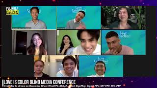 LOVE IS COLOR BLIND MediaCon  Meet the cast  Donny Pangilinan Belle Mariano Jeremiah LisboEsnyr [upl. by Langbehn]