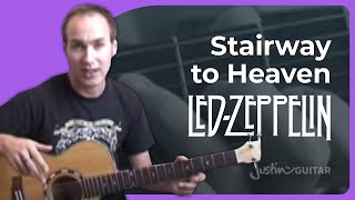 How to play Stairway To Heaven 5of6  JustinGuitar Original Lessons [upl. by Joell]