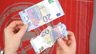 Geld bügeln Geldgeschenke auspacken und Geldscheine glätten [upl. by Whitcher761]