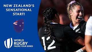 Black Ferns relentless  New Zealand v USA  Opening 10 Minutes  Pacific Four Series [upl. by Aizan443]