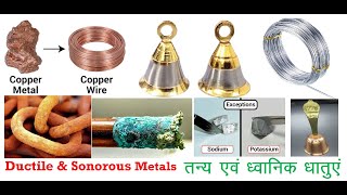 Metal amp Non metal properties 8th science NCERT [upl. by Svend]