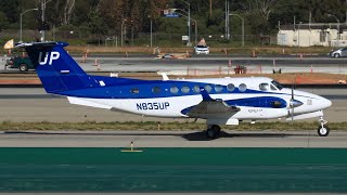 N835UP WHEELS UP KING AIR 350 ON FINAL FORT LAUDERDALE SRQFLL [upl. by Nedap]