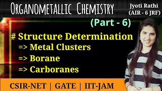 Structure of metal ClustersWade nomenclatureStructure of boranes and carboranesOrganometallics [upl. by Anelys]