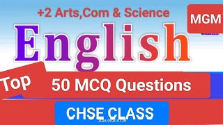 MGM EDUCATIONS is liveEnglish Classplus twoDoctors wordsMCQ QuestionsChse class [upl. by Lacsap484]