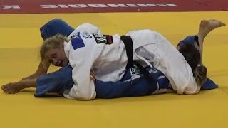 Womens Judo IJF Sankakujime amp Sankakugatame Ippons 2014 [upl. by Siraf]