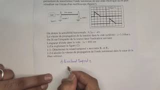 EXERCICELES ONDES MECANIQUES  Sujet de 2010 session de rattrapage science physique [upl. by Oswal]