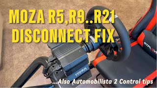 Fix your Moza Disconnect Issue Fix your oversteering in sim racing  Automobilista 2 [upl. by Ebby]