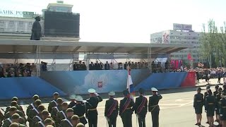 Victory Parade in Donetsk 24 June 2020 Donetsk Anthem [upl. by Daugherty]