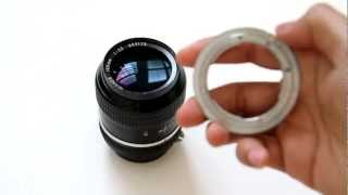 Use Nikon lens on Canon Camera Bodies with an adapter [upl. by Ybot]