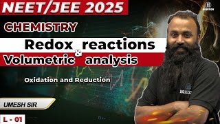 L01  Oxidation and Reduction  NEETJEE 2025  Chemistry  Umesh sir  Horizon Academy [upl. by Mcnamara]