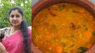 கல்யாண வீட்டு சாம்பார் செய்வது எப்படிHow to make Kalyana sambar in tamil  palliyuthu pakkuvam [upl. by Resaec]