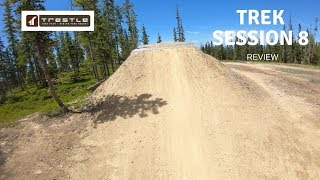 Reviewing the TREK SESSION 8 at Trestle Bike Park [upl. by Adama823]