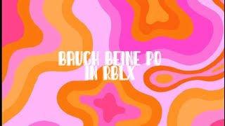 BauchBeinepo 🫶rblx trend shirin David ShirinDavid song [upl. by Ybok]