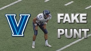 Villanova Scores on Fake Punt vs Boston College  ACCDigitalNetwork [upl. by Anauqes]