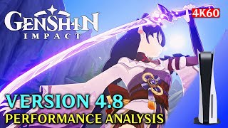 Genshin Impact PS5 VERSION 48 PERFORMANCE REVIEW [upl. by Paderna]