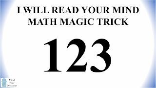 How Predictable Are You Three Digit Magic Trick [upl. by Arriaet]