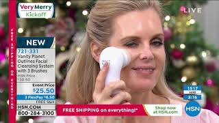 Vanity Planet Outlines Facial Cleansing System with 3 Br [upl. by Atsillak]