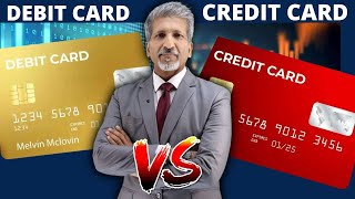 Debit Card Vs Credit Card I shorts I debitcard I creditcard  bank [upl. by Ainecey]