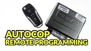 Autocop remote programing [upl. by Terzas]