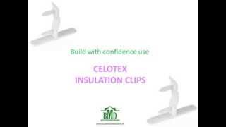 Celotex Insulation Clips for fixing rigid insulation boards [upl. by Gottlieb]