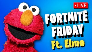 🔴 Fortnite Friday with Elmo LIVE from Sesame Street [upl. by Evelina]