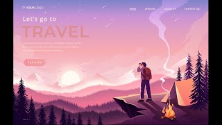 Responsive Website Using HTML CSS amp JavaScript  Travel amp Tourism Website [upl. by Erdua]