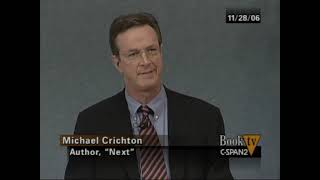 Michael Crichton  Next  CSPAN 2006 [upl. by Nomyt]